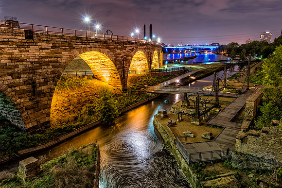 Stone Arch Bridge at Mill Ruins Park