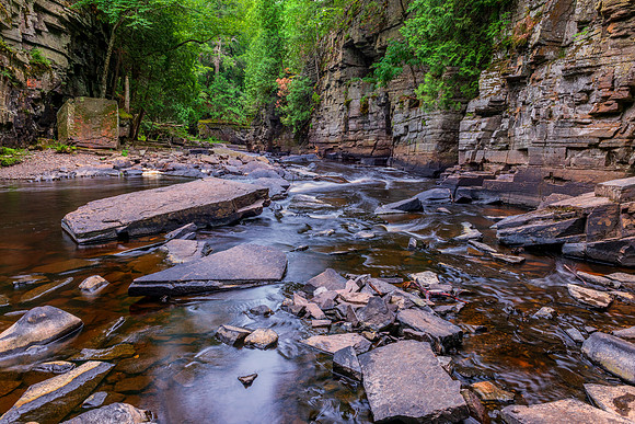 #1 Box Canyon @ Canyon Falls, Upper Peninsula, Michigan USA