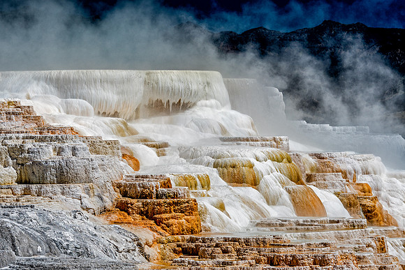 Terraces at Mammoth Hot Springs