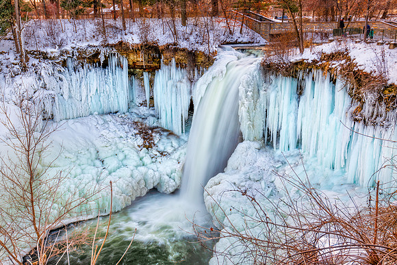 Minnehaha Falls with Ice