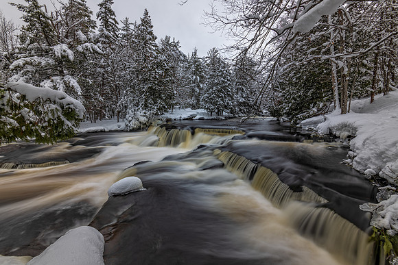 Winter at Bond Falls 2