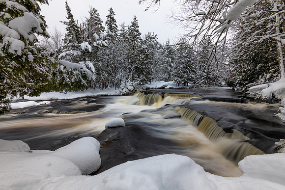 Winter at Bond Falls 3