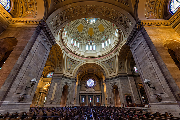 cathedral, church, saint paul, interior, catholic