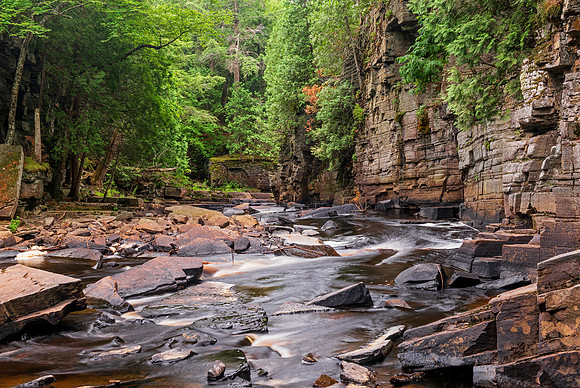 #2Box Canyon @ Canyon Falls, Upper Peninsula, Michigan USA
