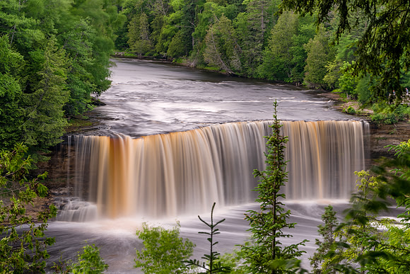 "Tahquamenon Falls", waterfall, "upper peninsula", michigan, river, "lake superior"