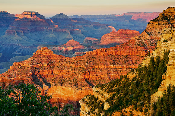 grand canyon, last light, sundown, arizona, print